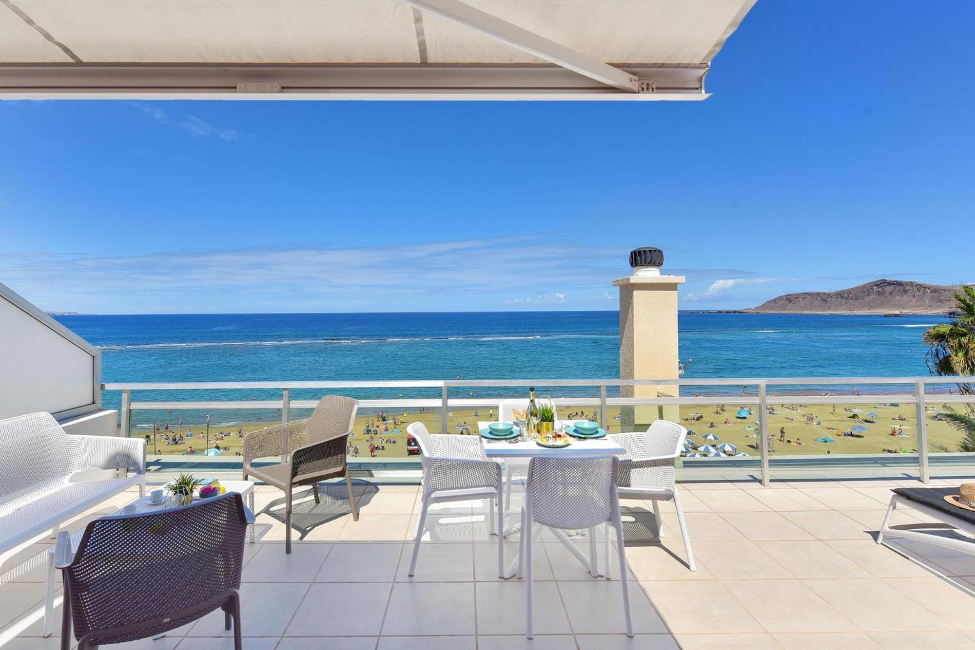 Apartment Over The Sea Las Canteras Mc Лас-Пальмас-де-Гран-Канарія Екстер'єр фото